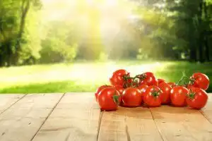 Sonhar com tomate maduro