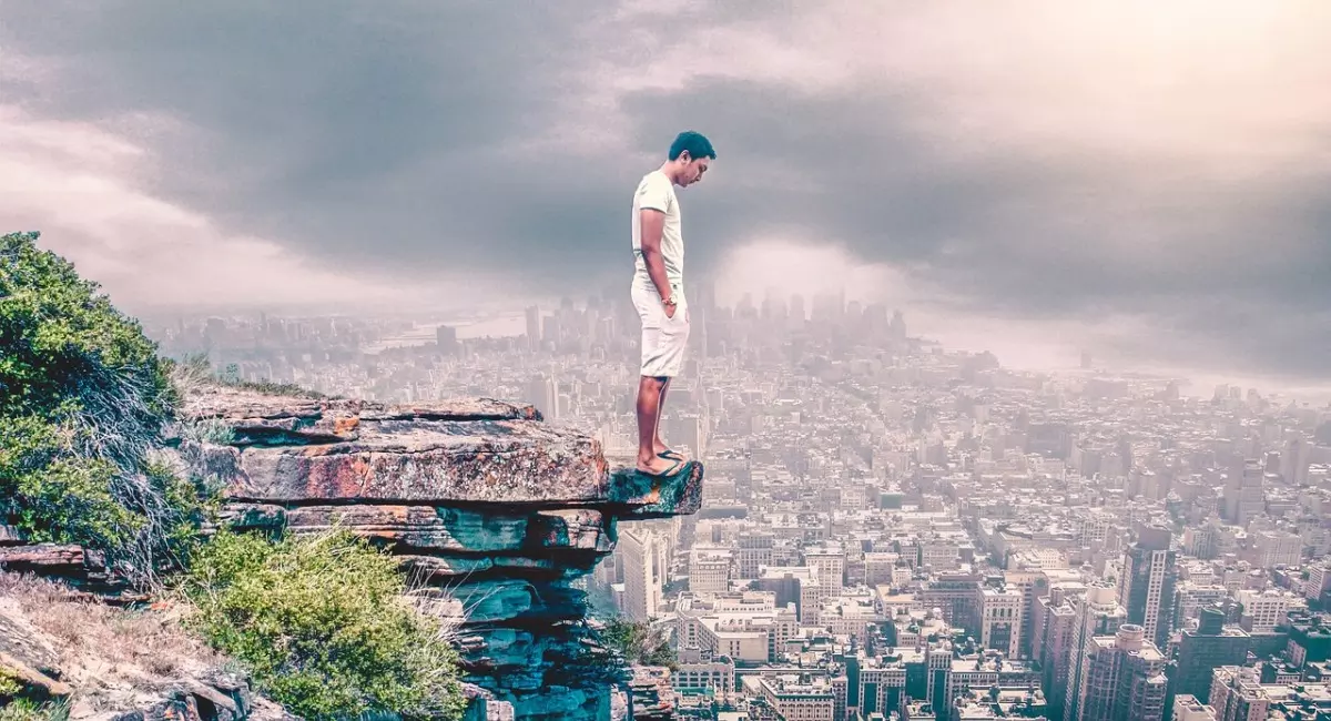  Sonhar com altura - pulando de lugar alto